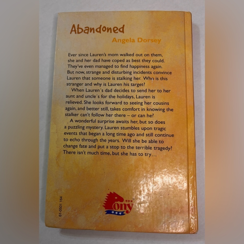 Pony 'Abandoned' Hardcover Book in Orange - Picture 3 of 6